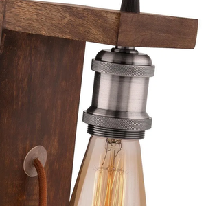 Lampe de table design en bois unique et élégante, faite à la main, moderne, pour salon, chambre à coucher, décoration intérieure et éclairage d'intérieur - Product Image 2