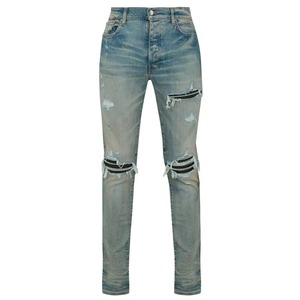 กางเกงผู้ชายสไตล์ Distressed ผ้าเนื้อนุ่ม ระบายอากาศได้ดี ไม่หดตัว ผลิตจากโรงงานโดยตรง คุณภาพดีที่สุด - Product Image 5