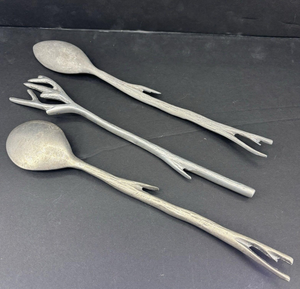 Top Trending Luxury Metal Stainless Steel Mirror Polished <b>Forks</b> Cutlery Set New Design Flatware Sets Customized at Low Price - Product Image 3