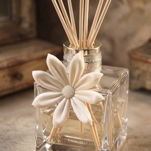 Premium White Dahlia Sola Wood Flowers Sustainable Craft Handmade 8-8.5cm Sesbania Plant <b>Stick</b> Home Fragrance VADEE SOLA WOOD - Product Image 6