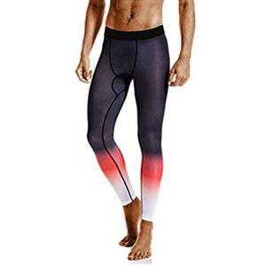 กางเกงเลกกิ้งออกกำลังกายและวิ่งสำหรับผู้หญิง ผ้าถักยืดหยุ่น 100% โพลีเอสเตอร์ มีหลายขนาดให้เลือก ระบายอากาศได้ดี รับผลิตแบบ OEM - Product Image 5