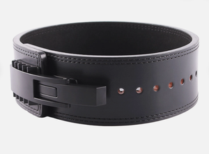 เข็มขัดยกน้ำหนักหนังแท้แบบมีคันโยกพร้อมพยุงหลัง – สำหรับยกน้ำหนักระดับพรีเมียม - Product Image 3