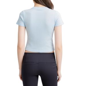 Camiseta de Yoga sin Mangas para Mujer, Transpirable, Ligera, Deportiva, para Gimnasio, Fitness, Ejercicio, 100% Algodón Ecológico - Product Image 4
