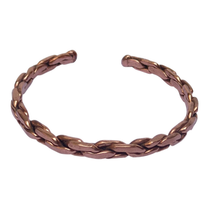 Bracelet ajustable en cuivre et laiton, bracelet tibétain de guérison, fait main, unisexe, bijou spirituel, cadeau - Product Image 1