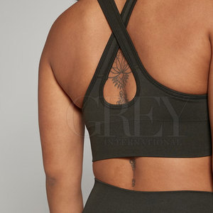 Soutien-gorge de sport de maintien optimal, respirant, écoresponsable, en Spandex/Nylon, avec bretelles réglables, soutien moyen, pour tous - Product Image 3