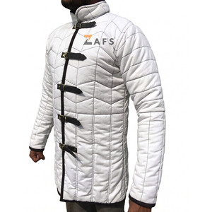 Manteau Gambeson Médiéval de Haute Qualité, Veste d'Armure en Coton Épais Rembourré, Longue, pour Reconstitutions Historiques, Costume de Chevalier Viking - Product Image 2