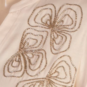 Camiseta sin mangas de jersey de algodón blanco con diseño único y parche de pez con cuentas, chaleco sin mangas para mujer, ropa informal de verano para vacaciones y playa - Product Image 1