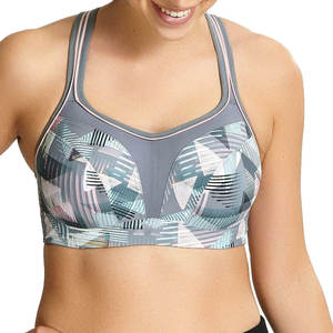 Soutien-gorge de sport de qualité supérieure pour femmes, logo personnalisé, respirant, fabriqué en usine, couleur unie, soutien-gorge de sport pour femmes - Product Image 4