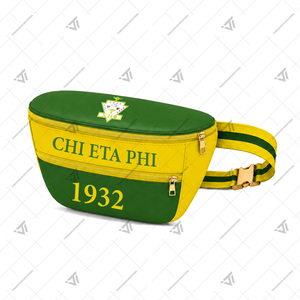 Ropa de la Hermandad Griega Chi Eta Phi al por Mayor, Riñonera de Cuero Sintético Bordada, Estilo Moderno para Todas las Temporadas - Product Image 2