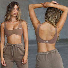 Soutien-gorge de sport pour femme en promotion – Haute qualité, extensible dans 4 directions, respirant, écologique, élasticité moyenne, XS personnalisable à l'avant - Product Image 6