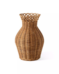 Sustainable Natural Rattan Decorative <b>Vase</b> Set Handmade Decorative Flower <b>Vase</b> Set Eco Friendly - Product Image 4