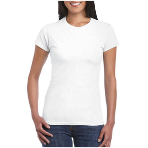 Camiseta Oversize Lisa de Algodón y Poliéster al por Mayor para Mujer, Blusa Casual con Logo Personalizado y Cuello Redondo - Product Image 4