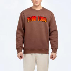 Sudadera de cuello redondo con estampado 3D en relieve estilo Hip Hop Streetwear, sin cordón, de peso pesado, uniforme de hockey juvenil personalizado para entrenamiento, sin capucha. - Product Image 1