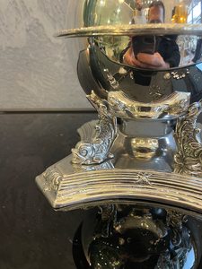 Handmade <b>Polished</b> Metal Bowl Set With <b>Black</b> Caviar Serving Design For Wedding Luxury Dining Table Decor By UO INDIA - Product Image 3