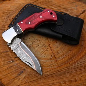 Navaja Plegable Stonewashed de Acero Inoxidable con Hoja Antiarañazos, Mango G10, Rodamiento de Bolas, Navaja de Bolsillo con Abrazadera, Herramienta EDC - Product Image 5
