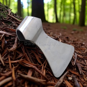 Tête de hache à barbe en acier à haute teneur en carbone forgée à la main, pour le camping, la fendage du bois, outil de remplacement pour activités extérieures et radeaux métalliques - Product Image 4