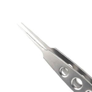 Pinzas Corneales Rectas McPherson de 0.3 mm y 10.5 cm, de Acero Inoxidable, para Microcirugía Oftálmica, Manuales y de Precisión - Product Image 3