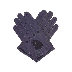Gants de sport unisexes en cuir PU, thermiques, écologiques, pour l'hiver, compatibles avec les écrans tactiles, doublure en soie douce, gants de conduite à doigts entiers - Product Image 2