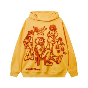 เสื้อฮู้ด EcoPure Blend รุ่น Solid Winter ผ้าฝ้าย 100% ทรงโอเวอร์ไซส์ แบบถัก - Product Image 4