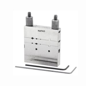 High Quality Stainless Steel Miter Hinge Joint Cutter Jig Vise Hinge Holder 3-Hole Shaping <b>Tools</b> for DIY Jewelry Making - Product Image 1