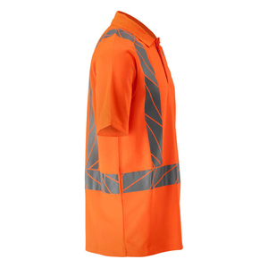 Chemise de travail haute visibilité pour hommes et femmes, jaune marine, réfléchissante, respirante, de haute qualité, imprimée - Product Image 2