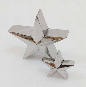 ชุดดาวตกแต่งคริสต์มาสและปีใหม่สีเงินแบบเคลื่อนย้ายได้ ดีไซน์ทันสมัย สวยงาม พร้อมผิวขัดเงา - Product Image 6