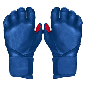 ถุงมือตีเบสบอลสำหรับผู้ใหญ่ LOOKATI SPORTS หนังโพลีเอสเตอร์/ผ้าฝ้าย ปิดด้วยแถบตีนตุ๊กแก ระบายอากาศได้ดี พร้อมที่รองรับข้อมือ - Product Image 6