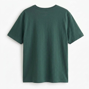 เสื้อยืดคอกลมผู้ชาย ผ้าฝ้าย 100% ระบายอากาศได้ดี แขนสั้น เสื้อยืดลำลองสีพื้น คอกลม สำหรับฤดูร้อน - Product Image 2