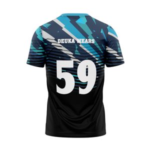 Camiseta de Entrenamiento Personalizada OEM de Poliéster Reciclado con Impresión por Sublimación, Ecológica, para Lacrosse, Fabricante con MOQ Bajo - Product Image 2
