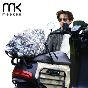 Motorcycle roll bag saddle for luggage for helmet