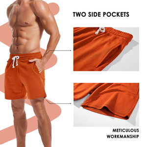 Pantalones Cortos de Algodón Transpirable para Hombre, con Cierre de Cordón, Diseño Sólido, de Alta Calidad, Estilo Casual y Relajado para Uso Diario - Product Image 5