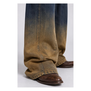 Jeans en denim brodés pour femmes, best-sellers, avec broderie florale personnalisée, style décontracté, taille haute, coupe slim, tendance et chic - Product Image 2