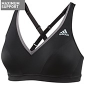 Navy Blue Wireless Sports Bra High Support Yoga Workout <b>Top</b> Adjustable Straps - Product Image 6