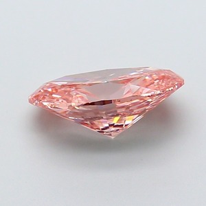 Diamant CVD rose vif fantaisie de forme ovale de luxe, cultivé en laboratoire, 2,5 carats, clarté VS2, polissage excellent, diamant non monté pour bijoux - Product Image 3