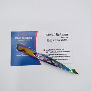 Pinzas para cejas de acero inoxidable arcoíris de alta calidad, producto sostenible ecológico - Product Image 2