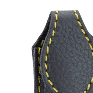 Pochette en cuir de qualité supérieure pour coupe-cuticules |   Étui de protection en cuir de vache véritable |   Support compact 5,8 x 2,8 x 1 cm - Product Image 2