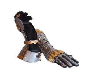 Guantes de Caballero Medievales de Metal Profesionales de Fabricante OEM con Construcción Remachada para Cosplay y Representaciones Históricas - Product Image 1