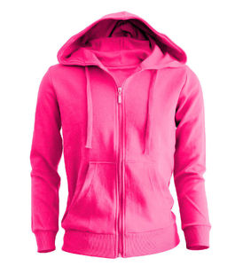 Mens Full Zip <b>Hoodie</b> <b>Plain</b> Fleece Hooded Sweatshirt with Kangaroo Pockets - Product Image 3