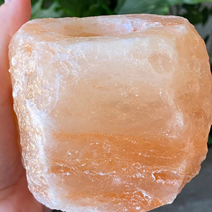Lampe en sel de l'Himalaya de haute qualité, écologique, sur mesure, pour la décoration de la maison, porte-bougie, artisanat naturel fait main - Product Image 3
