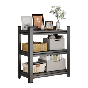 31.50 Inch High 3 Tier Metal Freestanding Shelf Adjustable Divider <b>Unit</b> for Home Office Den <b>Kitchen</b> Living <b>Storage</b> Shelves <b>Units</b> - Product Image 5