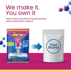 Poudre bactérienne nettoyante pour fosse septique T1B 100g pour le traitement des eaux usées domestiques - Product Image 5