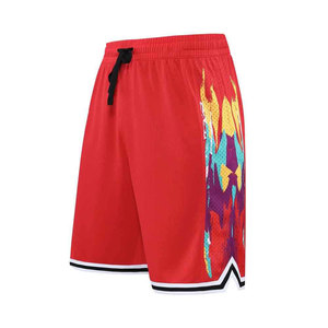 Shorts de sport pour hommes en coton de haute qualité, personnalisables avec logo, décontractés et unis, vente en gros - Product Image 1
