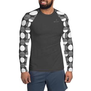 Custom Made Full Sublimated Rash Guard Compression Clothing Men Gym Shirt - Product Image 1