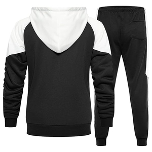 Chándal con Capucha y Bloques de Color para Hombre, Sudadera con Cremallera Completa y Bolsillos Laterales, Ropa Deportiva Casual para Otoño, Chándal Masculino 2026 - Product Image 2