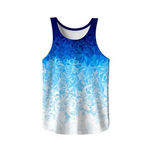 Camiseta Deportiva sin Mangas para Hombre con Logotipo Personalizado, Chaleco Deportivo Ligero para Maratón, Sublimado en Poliéster - Product Image 1