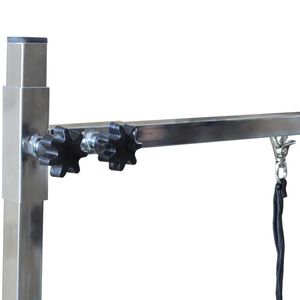 Table de toilettage réglable pour chiens de compagnie avec 2 nœuds coulants pour les soins et le style des animaux domestiques - Product Image 5
