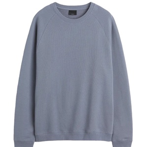 เสื้อสเวตเชิ้ตฤดูหนาวคุณภาพสูง สกรีนโลโก้ได้ ผ้าฟลีซหนานุ่ม ย้อมสีพื้น 100% ผ้าฝ้าย แขนยาว ใส่ได้ทั้งชายและหญิง - Product Image 1