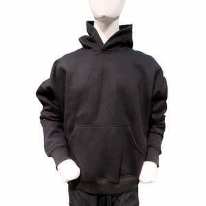 Sweat-shirts et pulls molletonnés pour hommes en molleton bouclette 100% coton épais, coupe oversize à épaules tombantes, avec logo personnalisé - Product Image 1