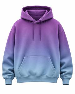 เสื้อฮู้ดดี้ยูนิเซ็กซ์ทรงโอเวอร์ไซส์ ย้อมสีแบบไล่เฉดสี แขนยาว ผ้าฟลีซ ใส่ได้ทุกโอกาส เหมาะสำหรับฤดูหนาว สไตล์ลำลอง สตรีทแวร์ กำลังฮิต ผลิตจากผ้าฝ้าย 100% - Product Image 2