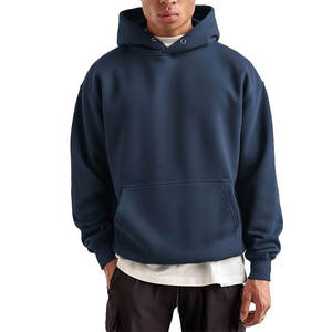 Wholesale Custom Embroidery Mens <b>Hoodies</b> for US Streetwear Brands with drop shoulder Low MOQ custom apparel - Product Image 2